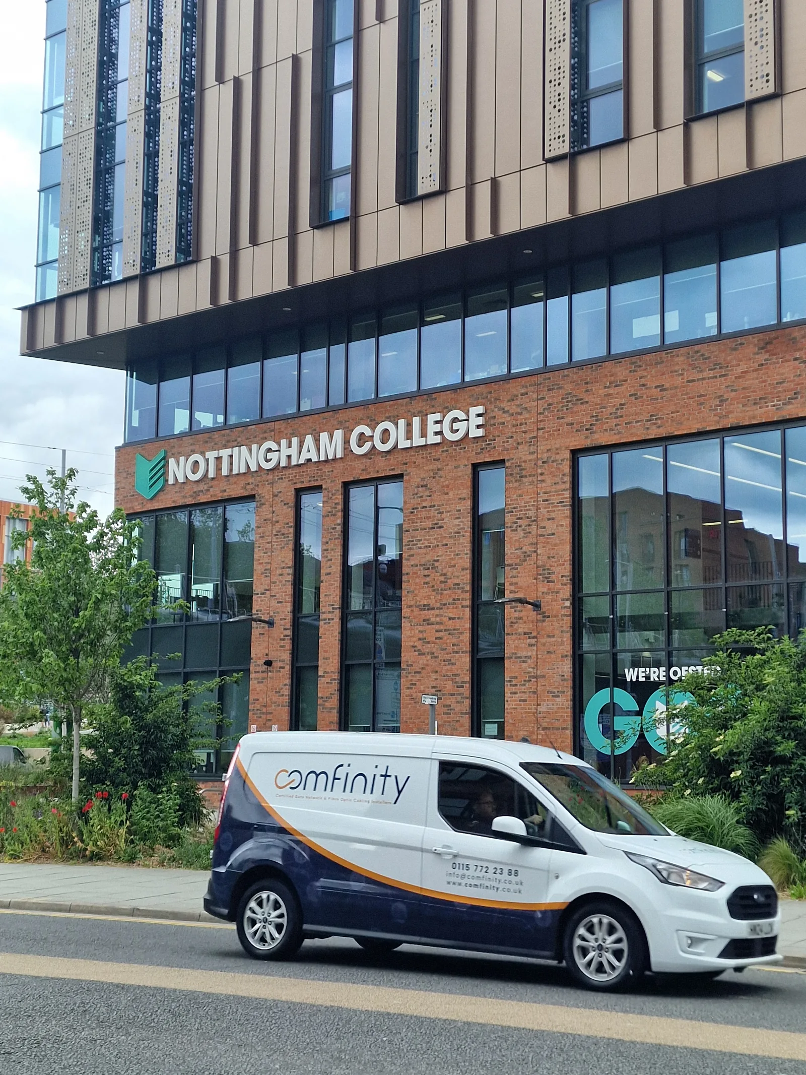 Comfinity engineers on site