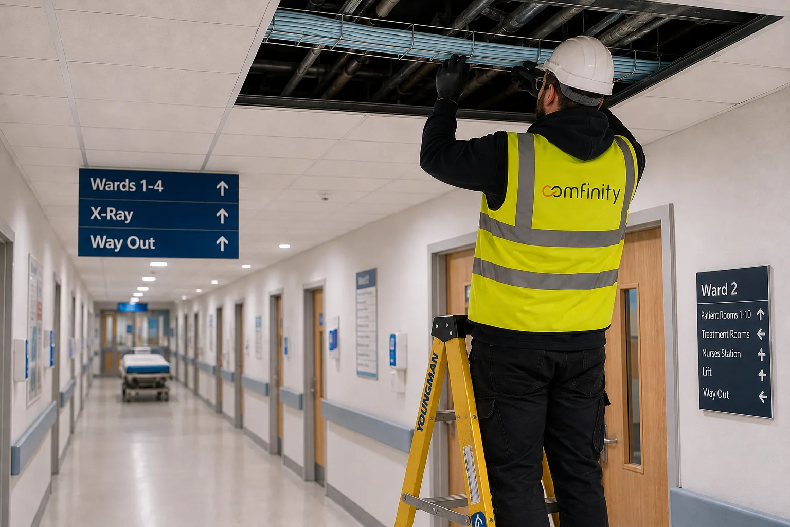 Healthcare cabling infrastructure