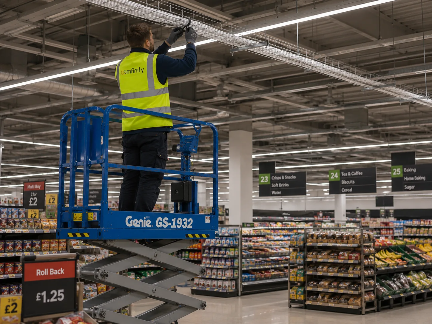 Retail data cabling and network infrastructure