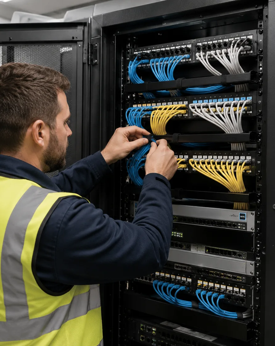 NT Killingley cabling installation